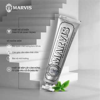 Combo 4 Kem Đánh Răng MARVIS Whitening Mint 85ML