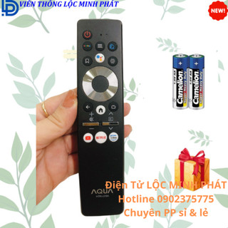 Điều khiển sử dụng cho tivi AQUA tặng kèm pin