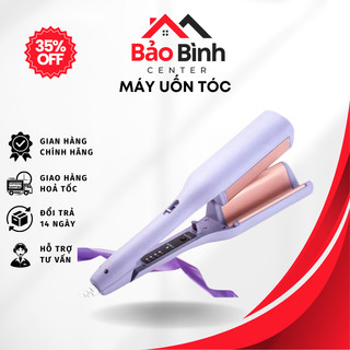 Máy uốn tóc xoăn sóng nước hippie 32mm cao cấp - máy làm xoăn sóng nước chỉnh nhiệt