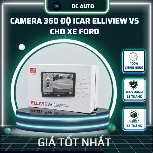 Camera 360 độ ICAR Elliview V5 cho xe Ford