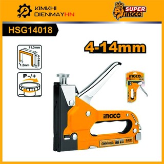 Súng bắn ghim gỗ,máy bấm ghim cầm tay ingco hsg14018