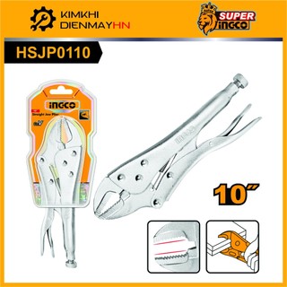 Kìm chết, kìm bấm hàm ingco hsjp0110 size 10 inch dùng chất liệu thép cr-v