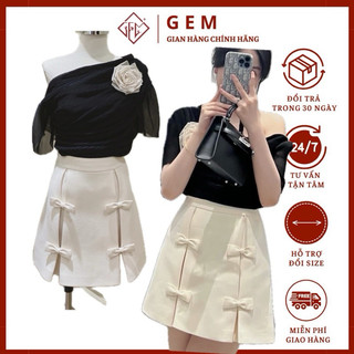Chân váy phối nơ G575 có Bigsize rất dễ thương phối được nhiều kiểu áo khác nhau - GEM Fashion