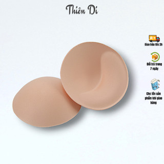 Mút đệm, miếng lót độn ngực hình tròn chất su 2cm MTD