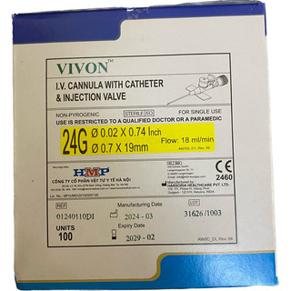 KIM LUỒN TĨNH MẠCH VIVON
