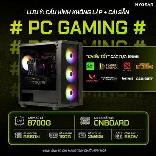 Máy tính bàn - bộ linh kiện amd r7 8700g/16gb/256gb hàng mới 100% -