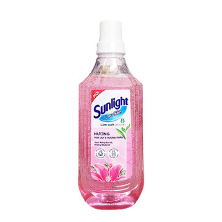 Chai nước Lau Sàn Sunlight Tinh Dầu Thiên Nhiên Hương Hoa Lily và Hương Thảo 1kg