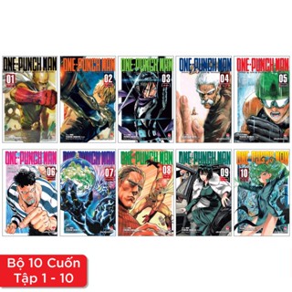 Sách - Combo Manga - One-Punch Man (Bộ 10 Tập)