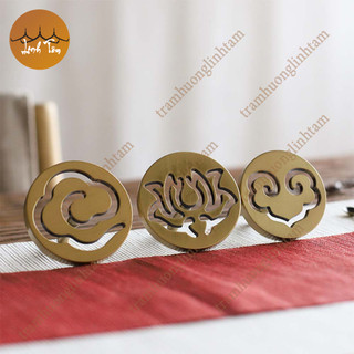 Khuôn trầm Linh Tâm bằng đồng thau dụng cụ tạo hình khuôn đốt trầm hương