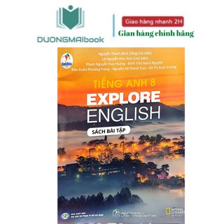 Sách bài tập Tiếng Anh 8 Explore - bộ sách Cánh Diều