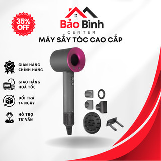 Máy sấy tóc tạo kiểu ion âm k3500 không cánh quạt 2 chiều nóng lạnh 3 tốc độ sấy, công suất 2200w