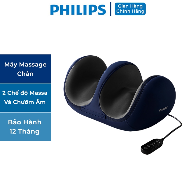 Máy Massage Vùng Chân PHILIPS 6331[CHÍNH HÃNG] Mát xa 2 chế độ và chườm ấm hiệu quả massage đa vùng