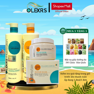 Combo cặp gội xả olexrs collagen 500ml + ủ tóc olexrs collagen 500ml chính hãng