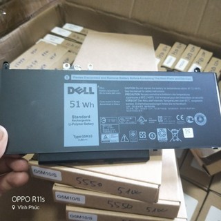 Pin cho laptop dell latitude e5450 5450 e5250 5250 e5550 e5470 5470 type g5m10 51w zin