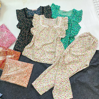 Đồ hoa nhí thun thái quần dài 9 tấc chất đẹp