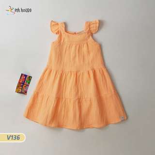 Váy Cotton Bé Gái Xinh House Chất Muslin