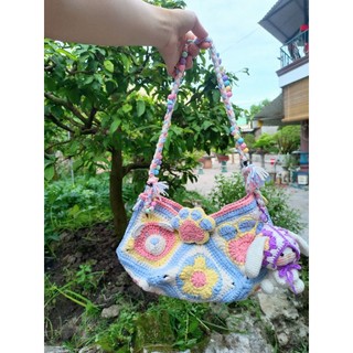 túi len handmade, màu tươi sáng ngọt ngào .( hàng đặt trước)