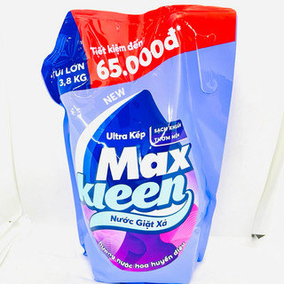Nước giặt xả maxkleen túi 3.8kg