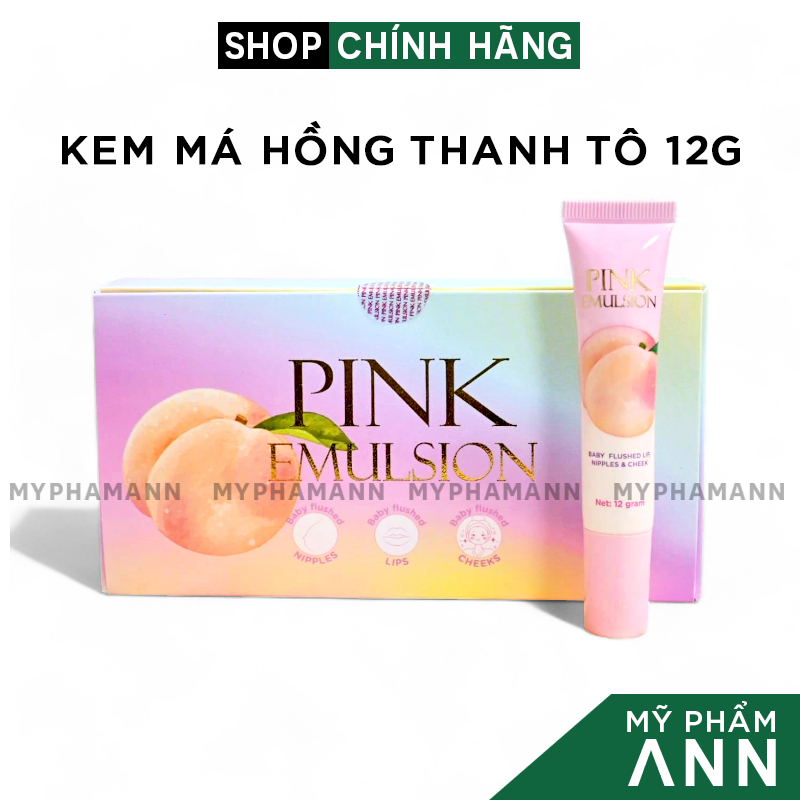 Kem Dưỡng Má Hồng Thanh Tô Pink Emulsion Chính Hãng