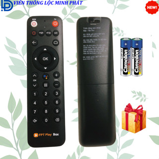 Remote điều khiển tivi FPT Play Box , điều khiển đầu box FPT Play - Tặng kèm pin