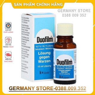 Dung dịch Duofilm của Đức 15ml - loại sạch mụn cóc, mụn cơm, mụn thịt