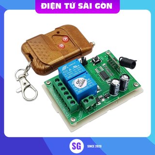 Mạch điều khiển Relay học lệnh 315Mhz kèm remote 1 kênh - 2 kênh - 6 kênh 1000m
