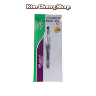 Nhíp Nghĩa Nhổ râu, nhổ chân mày N27 (Cty Kềm Nghĩa)