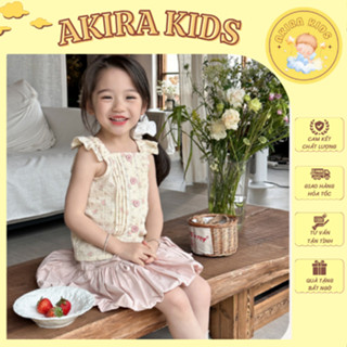 Set Áo Cánh Tiên Mix Quần Bí Hottrend Mùa Hè Cho Bé (10-30kg)