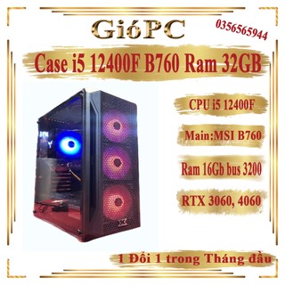 Bộ máy tính để bàn pc i5 12400f, case máy tính i5 12400f chiến games làm đồ họa tầm cao