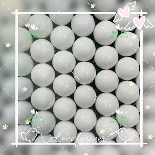 0,5kg bi nhựa 20mm màu trắng - bi nhựa cân ký giá sĩ - phụ kiện bi các trò chơi