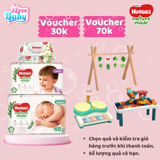 (Hàng Chính Hãng) Tã Dán/Quần Huggies Platinum Nature Made Size NB60/S82/M64/L54/XL44/M58