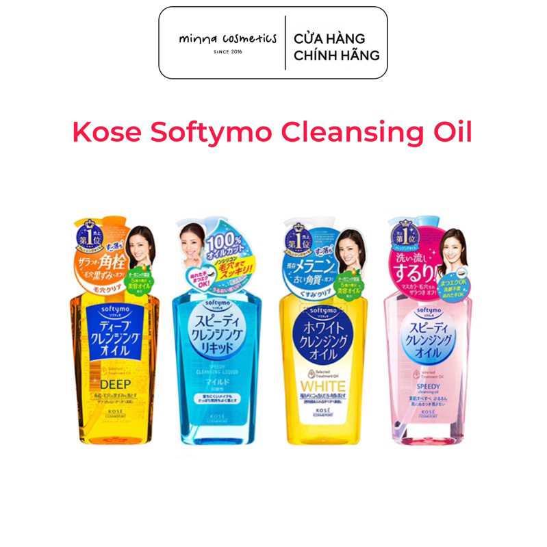 [Kose] Dầu tẩy trang Softymo Kose Cleansing Oil