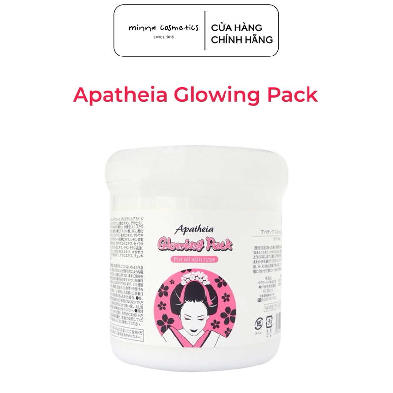 KEM Ủ TRẮNG MẶT & BODY APATHEIA GLOWING PACK
