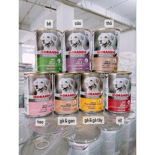 Pate Morando cho chó 7 vị thơm ngon 400gr - Petshop MewMew
