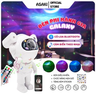  Đèn Phi Hành Gia Galaxy Asaki Dải Thiên Hà Vũ Trụ Đầy Sao Cảm Biến Theo Nhạc Loa Bluetooth Hẹn Giờ 