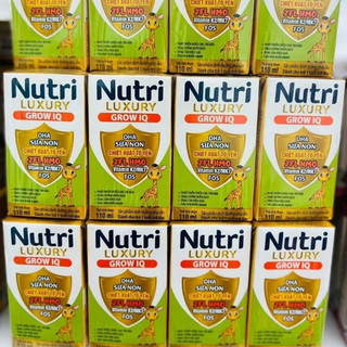 [48hop x110ml]Sữa bột pha sẵn Nutri luxury- Dinh dưỡng cho con tiêu hóa khỏe, cao lớn, khỏe mạnh thông minh, chống táo