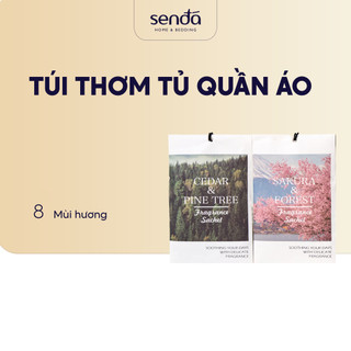 Túi thơm để tủ quần áo Sen Đá Home Bedding hương thơm tự nhiên cao cấp, treo tủ quần áo, ô tô, tủ giày, túi xách