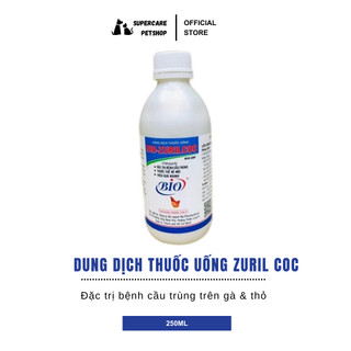 Bio Zuril Coc 250ml thuốc uống đặc trị bệnh cầu trùng trên gia cầm thế hệ mới