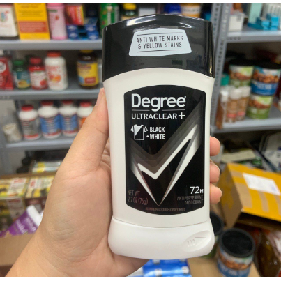 Lăn khử mùi Degree men ultraclear black+ white 76g