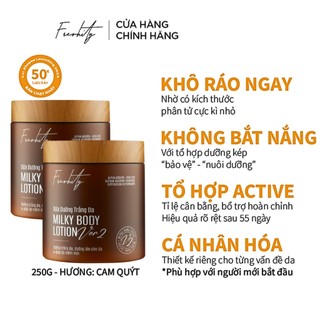 Combo 2 Sữa dưỡng trắng da Milky Body Lotion Freshity 250g