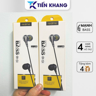 Tai nghe dây jack 3.5mm RM3 bass treble đầy đủ phù hợp nghe nhạc mạnh, Tai nghe chơi game nghe trái phải độc lập