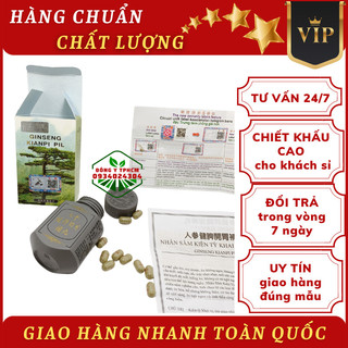 Ginseng kianpi pil, nhân sâm kiện tỳ khai vị đại bổ hoàn Malaysia lọ xám viên màu trắng-Hỗ trợ tăng cân