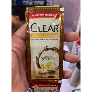 Dây 10 Gói Dầu Gội Clear, Clear Men