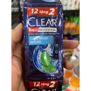 Dây 10 Gói Dầu Gội Clear, Clear Men
