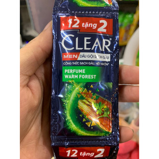 Dây 10 Gói Dầu Gội Clear, Clear Men