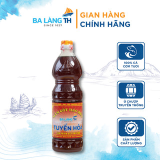 Nước Mắm Cốt Đặc Biệt Ba Làng TH Thanh Trùng Giảm Mặn 900ml
