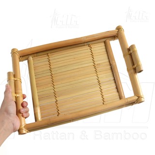 Khay tre, khay trà tự nhiên.