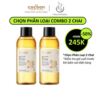 [SALE 50% - CHỌN PHÂN LOẠI 2 CHAI] Nước tẩy trang hoa hồng Cocoon 2 lớp: 1 lớp dầu 1 lớp nước tẩy trang mới