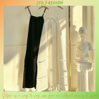 ĐẦM MAXI HAI DÂY CỘT VẢI LINEN - LTD.FASHION - TK3526