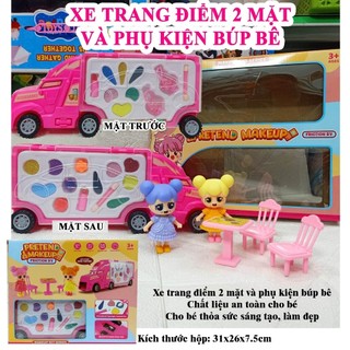(Hàng Mới Về) Bộ Đồ Chơi Trang Điểm Không Độc Hại Cho Trẻ Em